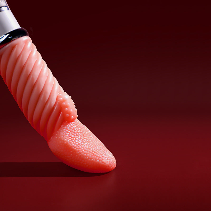 Starker Schock, Zungenlecken, Zungenvibrator für Erwachsene, Sexspielzeug für Frauen