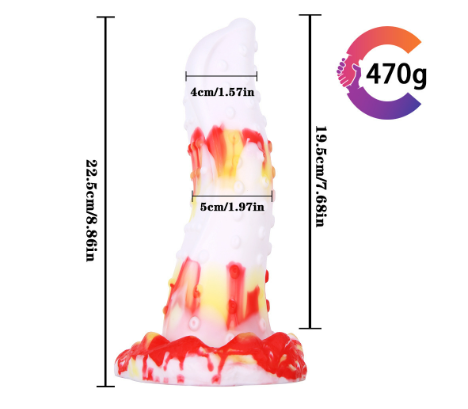 Colorful Realistic Dildo — Strong Suction Cup | Free Shipping
