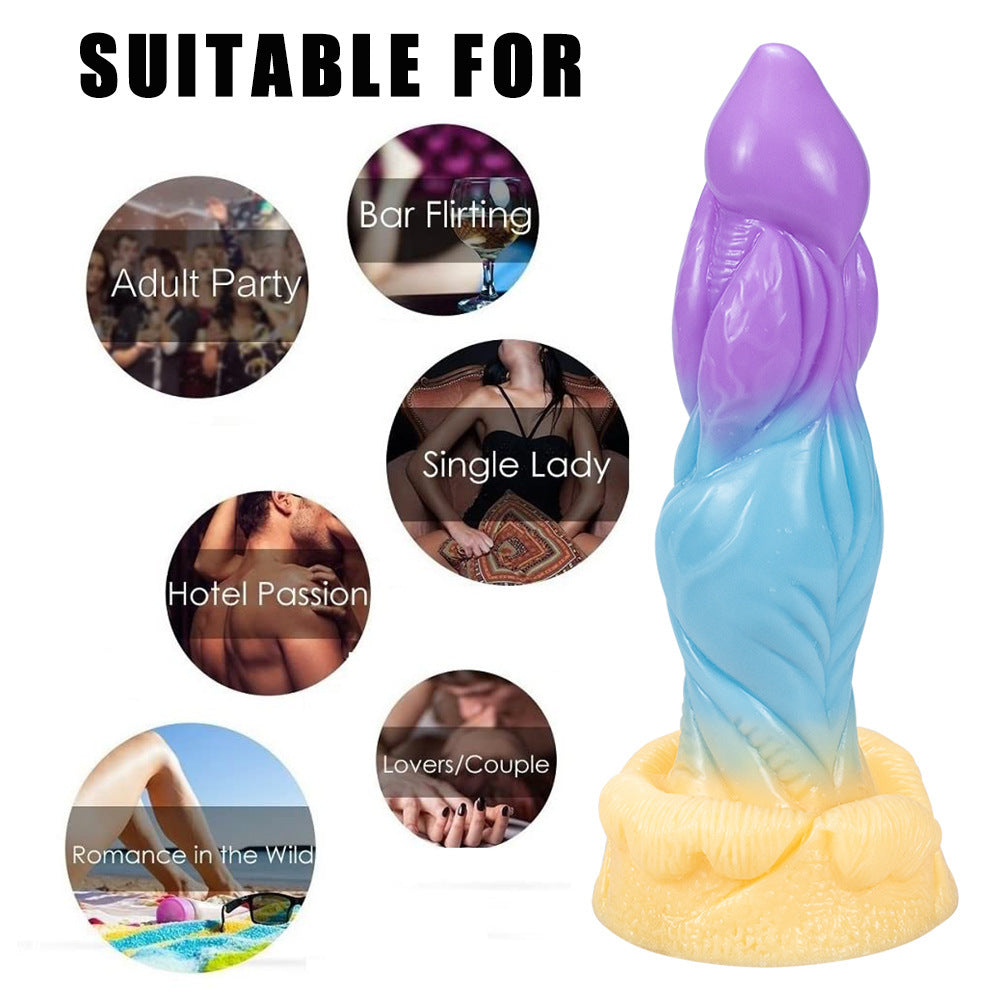 Colorful Premium Dildo — Strong Suction Cup | Free Shipping