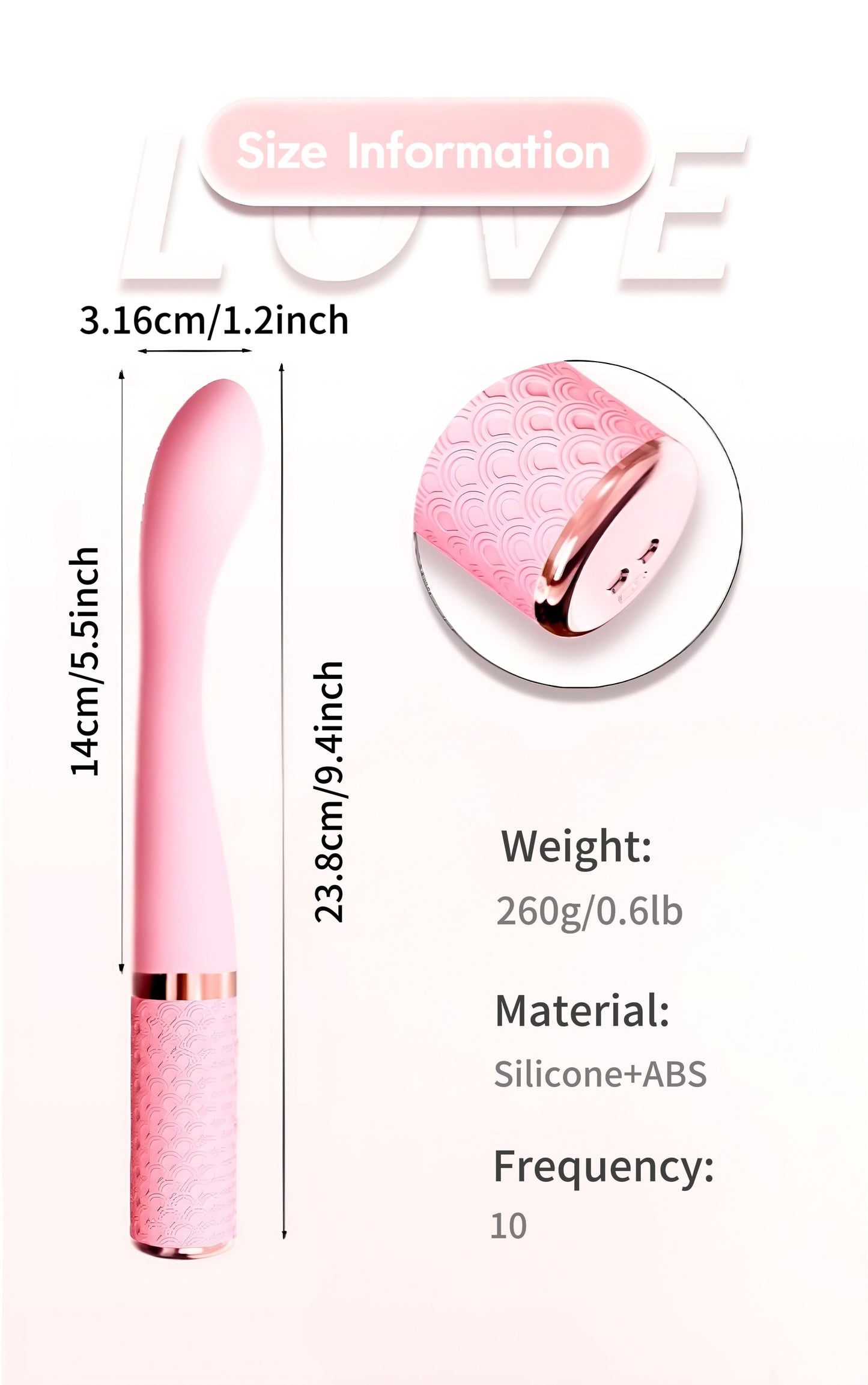 Kostenloser Versand | G-Punkt-Stimulationsvibrator – Starke Vibrationen, 10 Frequenzen