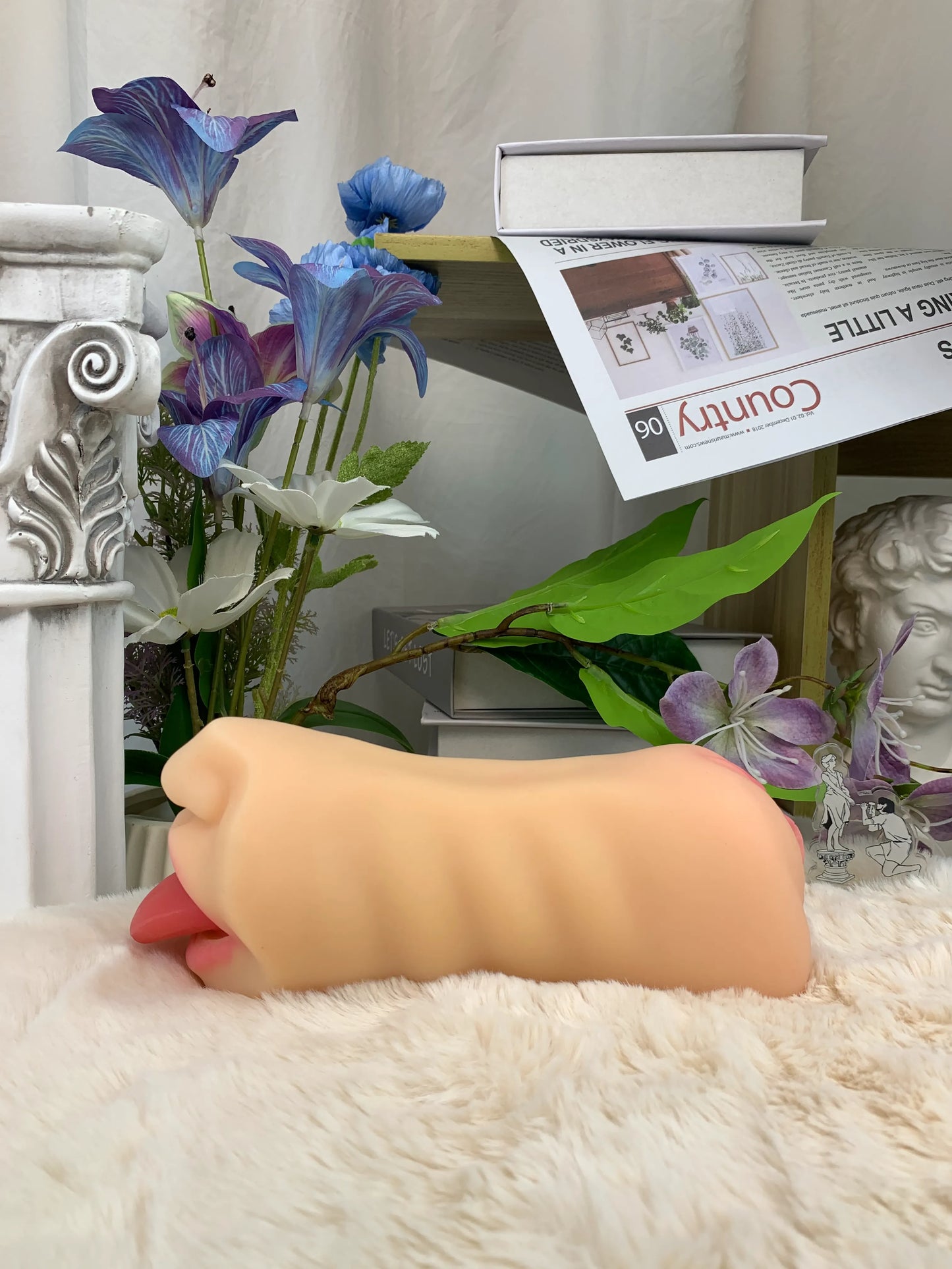 Realistic Oral Pocket Pussy — Teeth, Tongue & Lifelike Sensation | Free Shipping