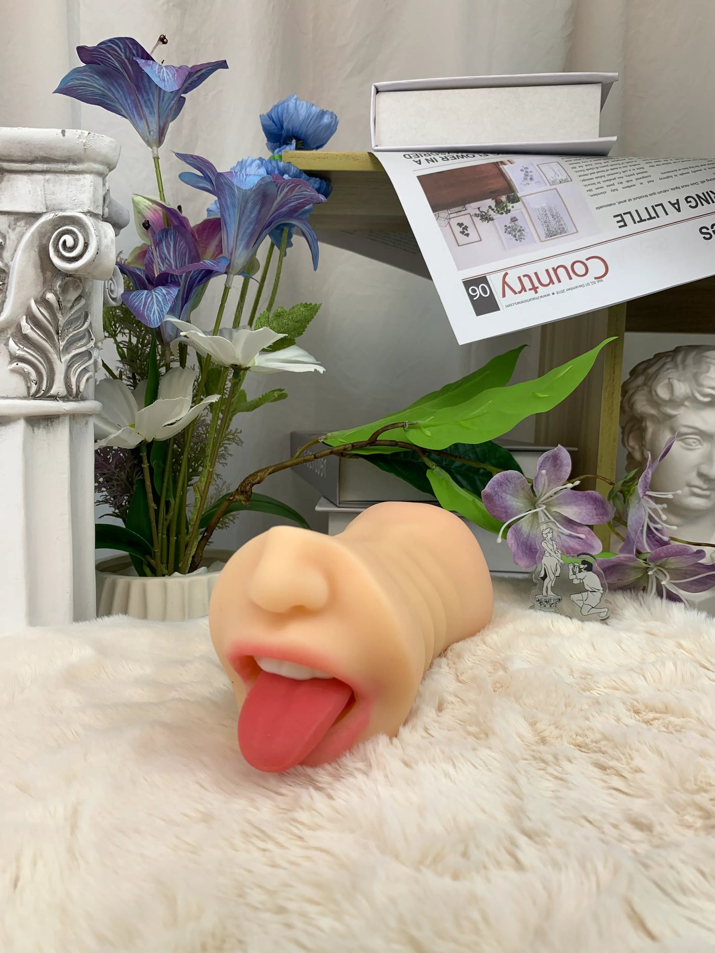 Realistic Oral Pocket Pussy — Teeth, Tongue & Lifelike Sensation | Free Shipping