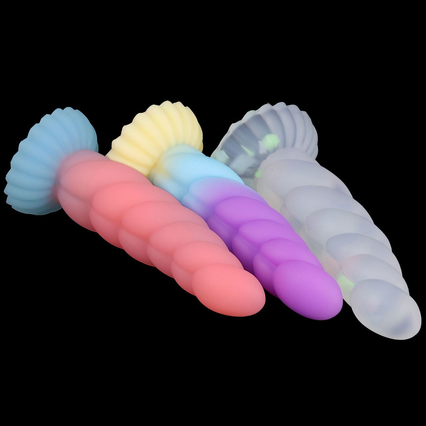 Glow-in-the-Dark Dildo — Powerful Suction Cup | Free Shipping