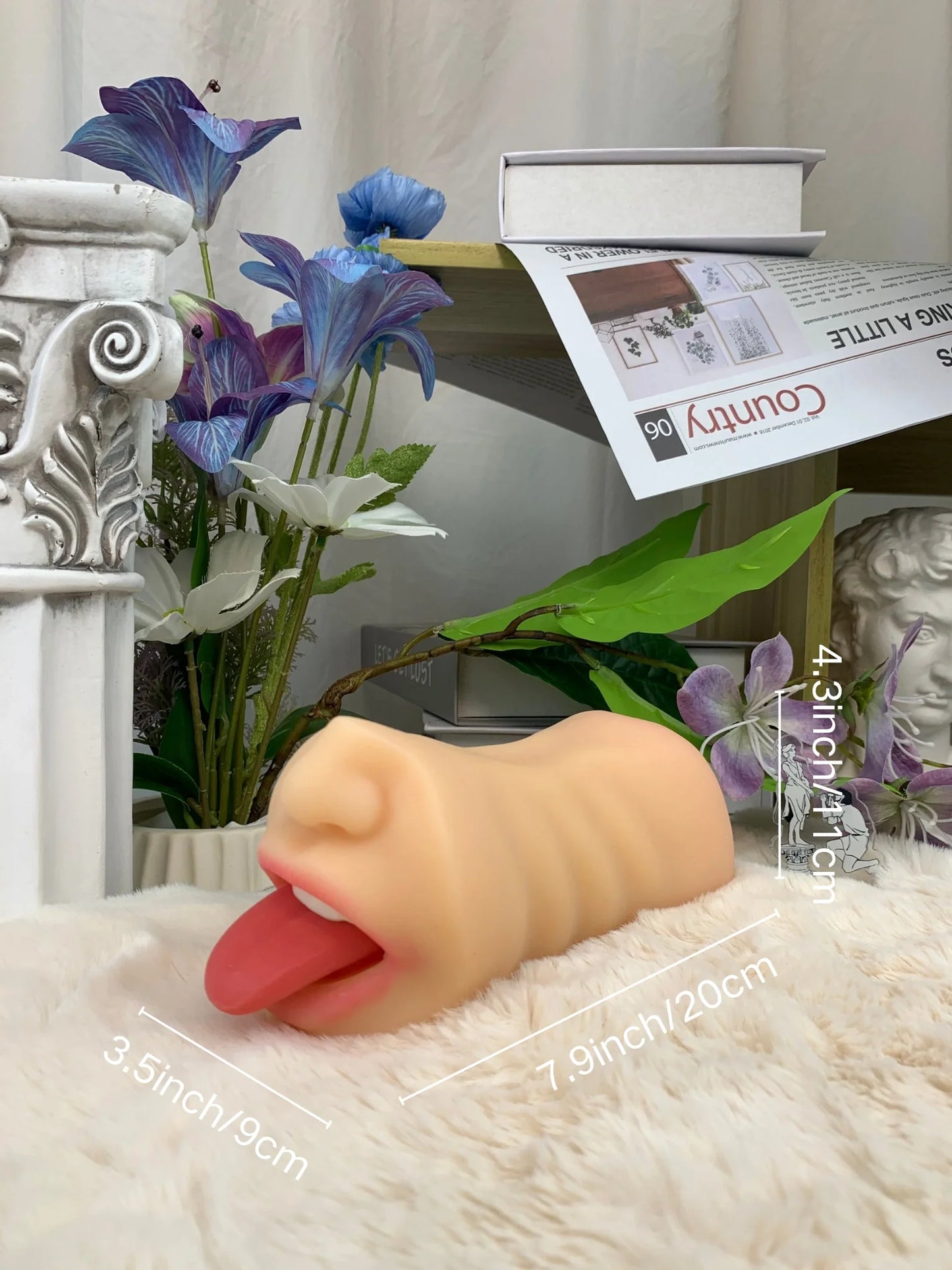 Realistic Oral Pocket Pussy — Teeth, Tongue & Lifelike Sensation | Free Shipping