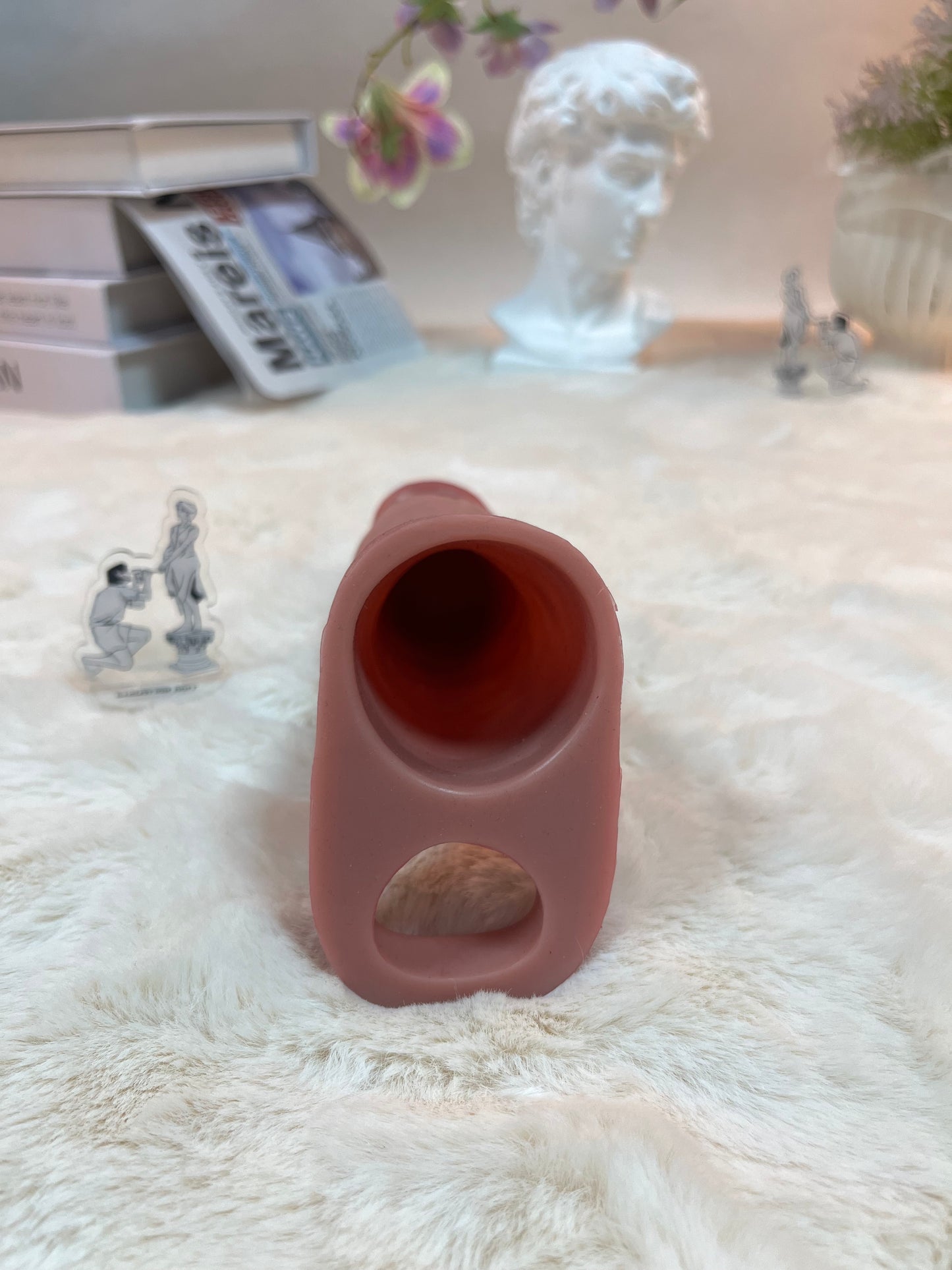 235g/0.52lb Realistic Silicone Enhancement Sleeve – Vibrating Soft-Touch Experience