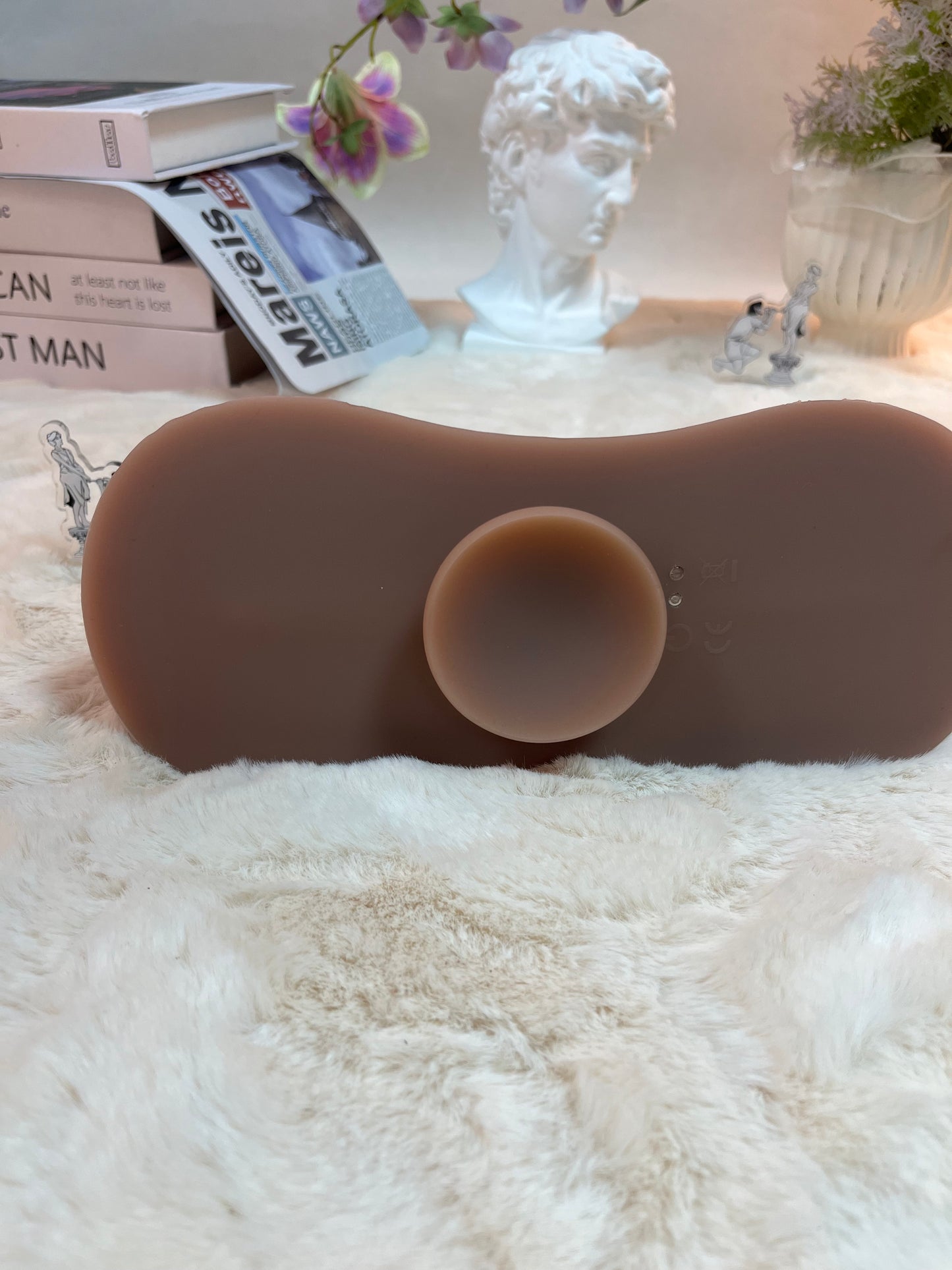 960g/2.12lb Premium Remote-Control Silicone Dildo – Auto Thrusting & Heating  Function
