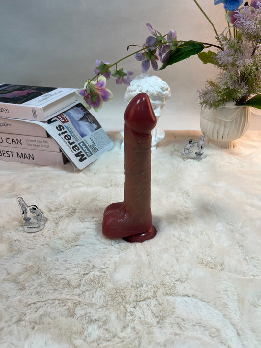 460g/1lb Premium Silicone Dildo with Heating, Vibration & Auto Thrusting