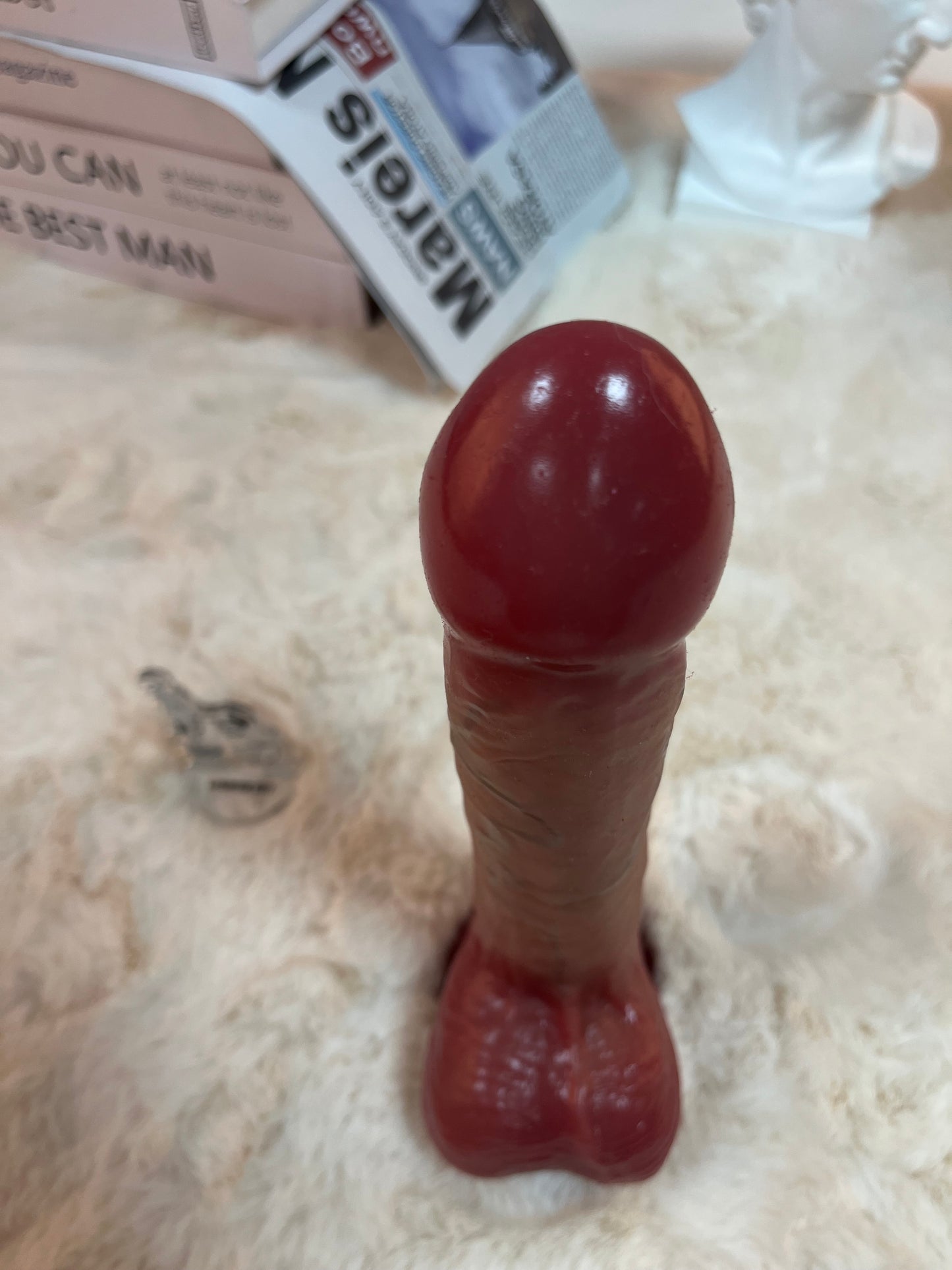 460g/1lb Premium Silicone Dildo with Heating, Vibration & Auto Thrusting