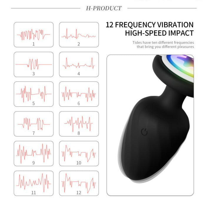 Silicone Luminous Anal Plug — Glow-in-the-Dark | Free Shipping