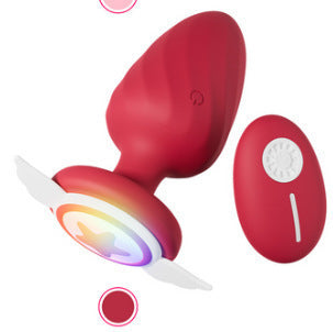 Silicone Luminous Anal Plug — Glow-in-the-Dark | Free Shipping