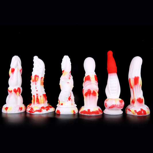 Colorful Realistic Dildo — Strong Suction Cup | Free Shipping