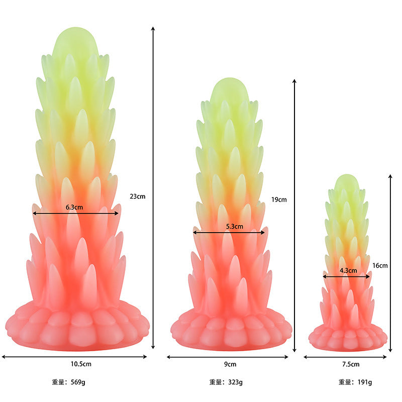 Colorful Noctilucent Dildo — Strong Suction Cup | Free Shipping