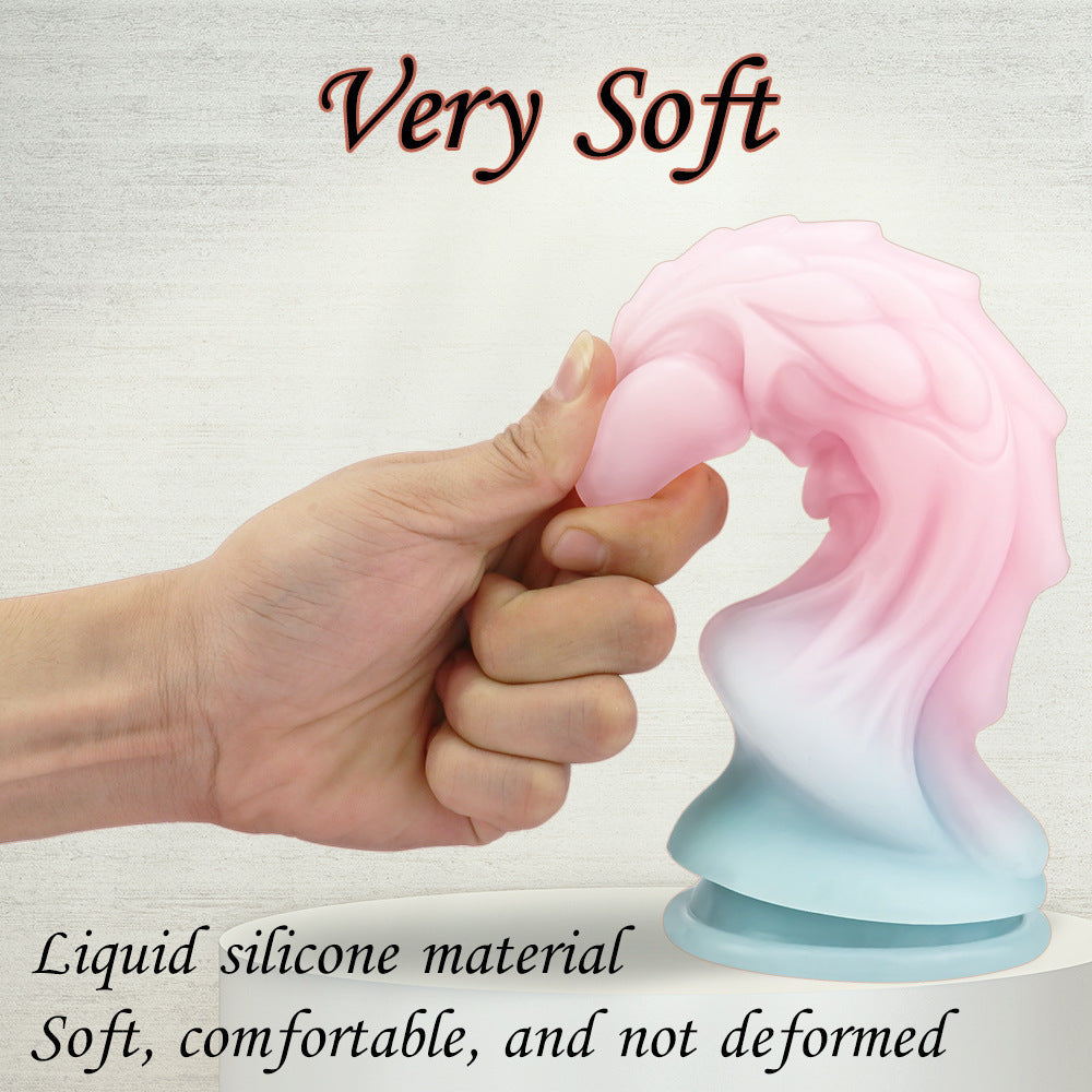 Glow-in-the-Dark Colorful Dildo — Strong Suction Cup | Free Shipping