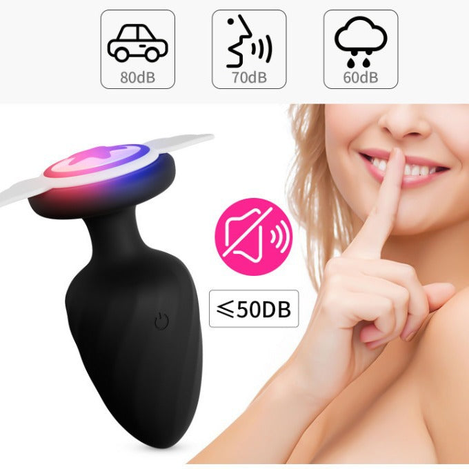 Silicone Luminous Anal Plug — Glow-in-the-Dark | Free Shipping
