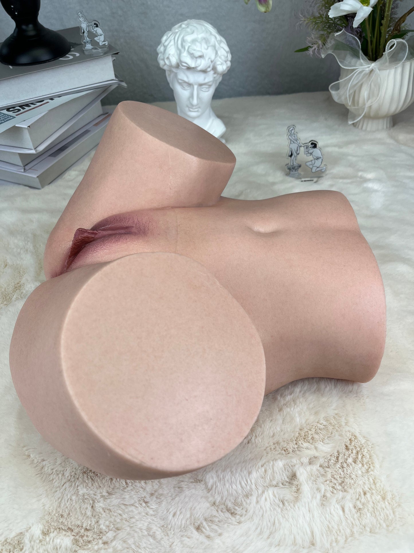 送料無料丨12kg/26.5lb 1:1型取りプラチナシリコン製トルソーモデル（デュアルチャンネル搭載） – 超リアルな肌触り＆実物そっくりのプロポーション