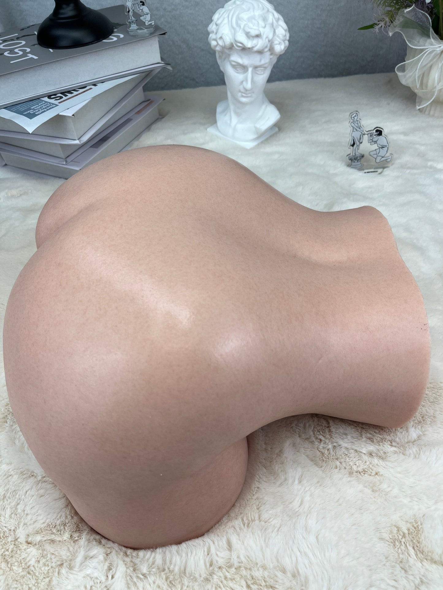 送料無料丨12kg/26.5lb 1:1型取りプラチナシリコン製トルソーモデル（デュアルチャンネル搭載） – 超リアルな肌触り＆実物そっくりのプロポーション