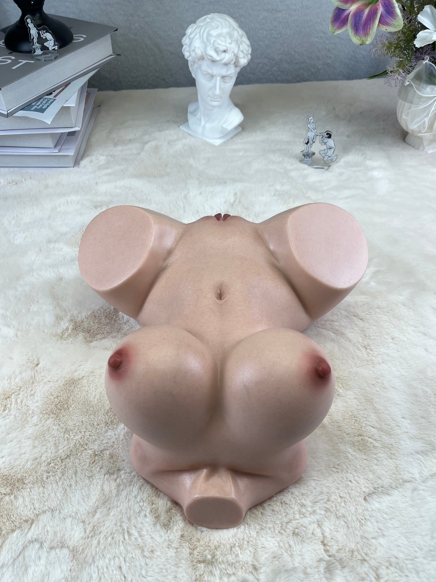 Platinum Silicone Mini Half-Body – 6kg / 13.2lb, Full Bust, 3-in-1