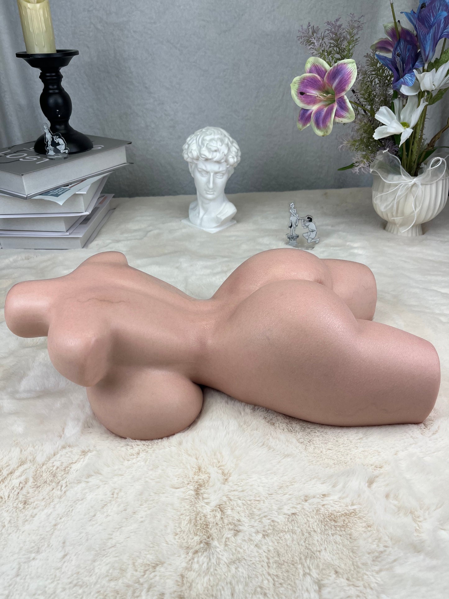 Platinum Silicone Half-Body – 7.1kg / 15.7lb, Full Bust, 3-in-1