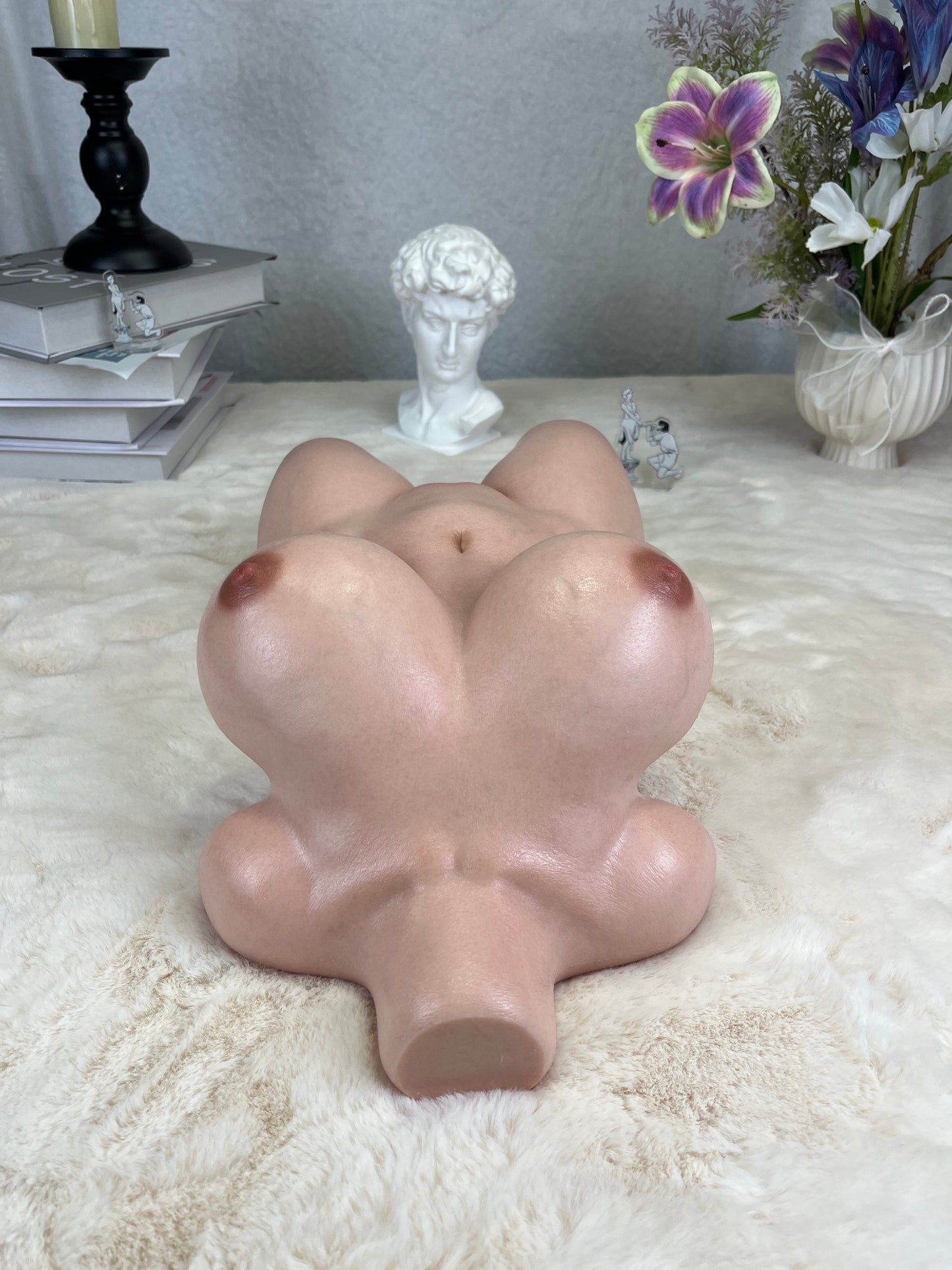 Platinum Silicone Half-Body – 7.1kg / 15.7lb, Full Bust, 3-in-1