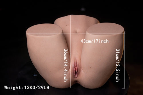 13kg / 29lb Premium Silicone Torso — Dual-Channel Design | Free Shipping