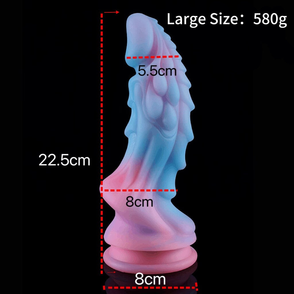 Dragon-Shape Fantasy Dildo — Strong Suction Cup | Free Shipping