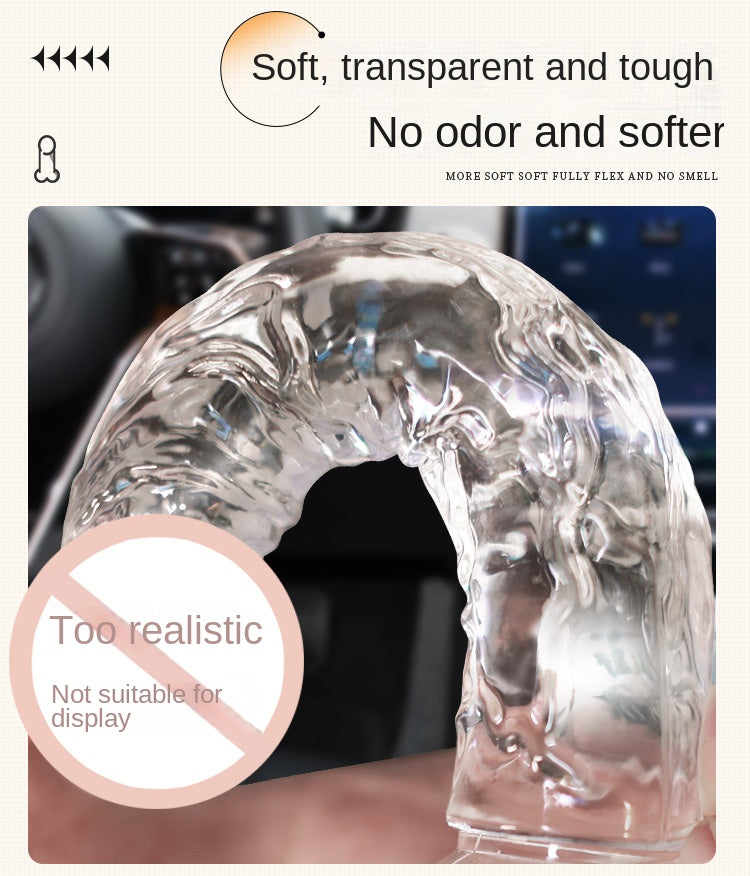 Transparent Manual Masturbator — Realistic Pocket Pussy | Free Shipping